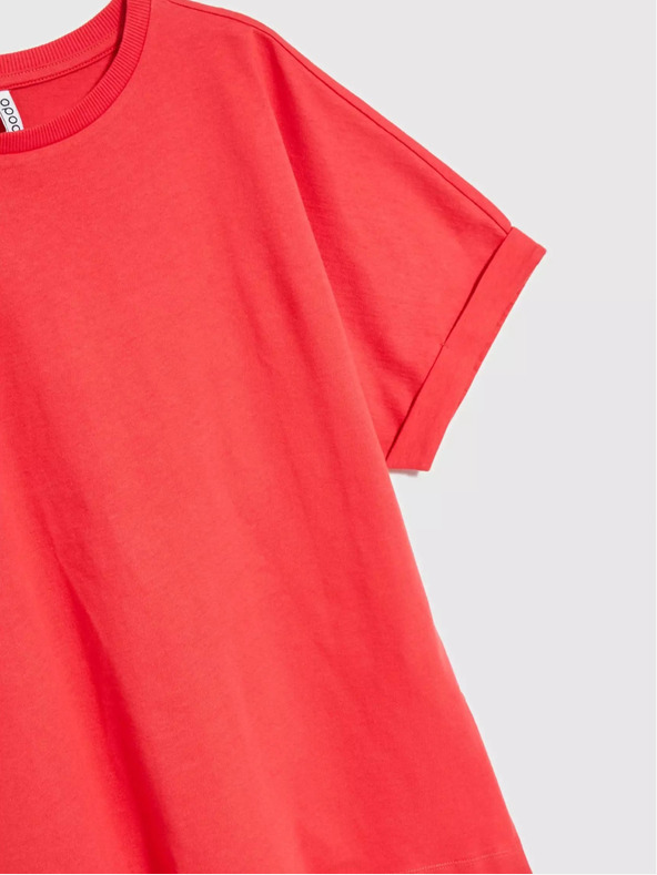 Moodo Crvena oversize Moodo majica