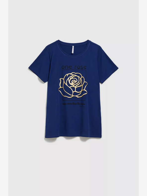 Moodo Tamnoplava majica s Moodo printom