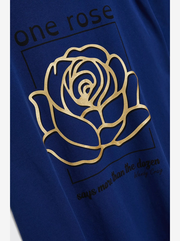 Moodo Tamnoplava majica s Moodo printom