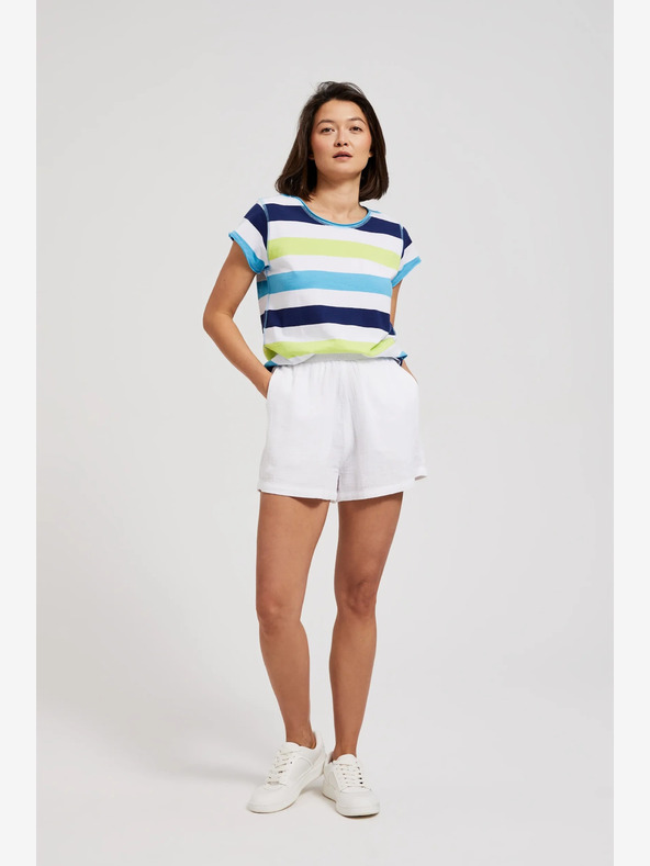 Moodo Bijelo-tirkizna Moodo majica