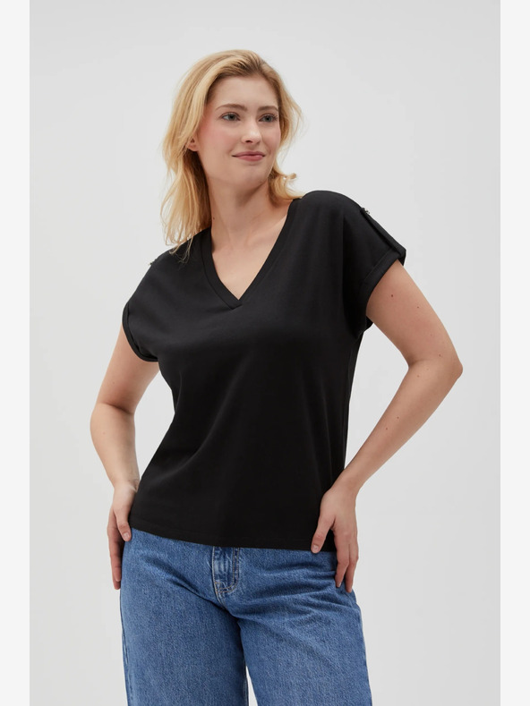 Moodo Crna ženska Moodo majica