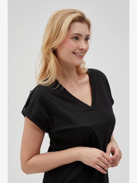 Moodo Crna ženska Moodo majica