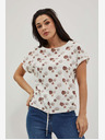 Moodo Moodo bijela majica s uzorkom