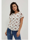 Moodo Moodo bijela majica s uzorkom
