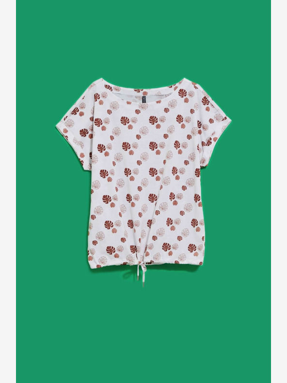 Moodo Moodo bijela majica s uzorkom