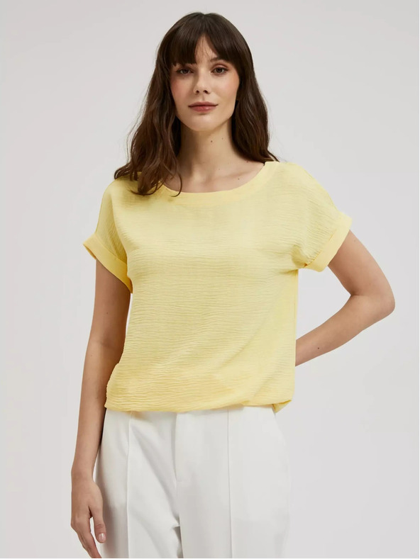 Moodo Moodo žuta majica kratkih rukava