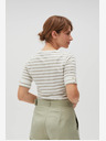 Moodo Zeleno-bijela ženska Moodo majica na pruge