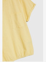 Moodo Moodo žuta majica s džepom i zavrnutim rukavima