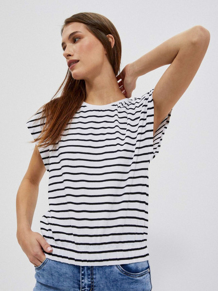 Moodo Plavo-bijela ženska Moodo majica na pruge