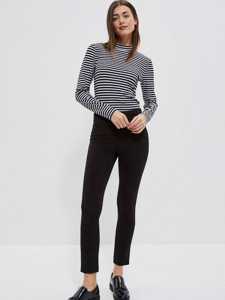 Moodo Bijelo-crna ženska Moodo majica na pruge