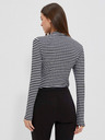 Moodo Bijelo-crna ženska Moodo majica na pruge