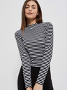 Moodo Bijelo-crna ženska Moodo majica na pruge