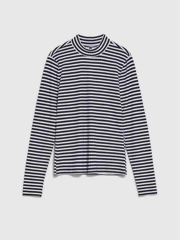 Moodo Bijelo-crna ženska Moodo majica na pruge