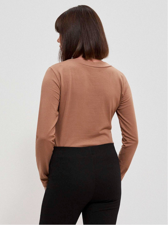 Moodo Pamučna bluza s dugim rukavima