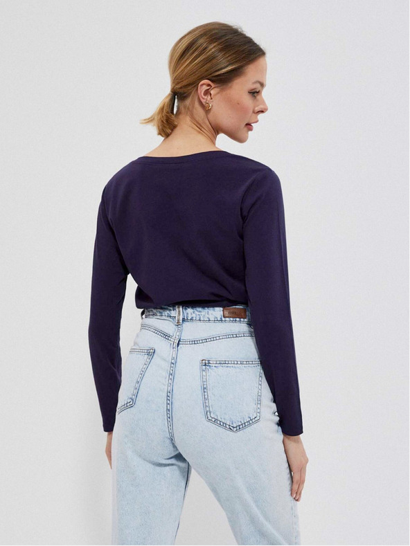 Moodo Moodo tamno plava ženska majica