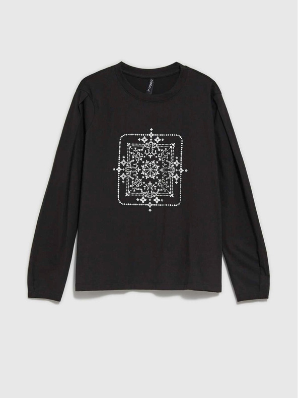 Moodo Crna ženska Moodo majica