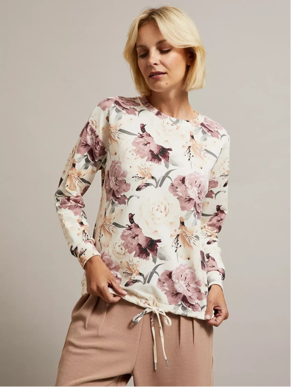 Moodo Ženska majica s cvjetnim uzorkom Moodo