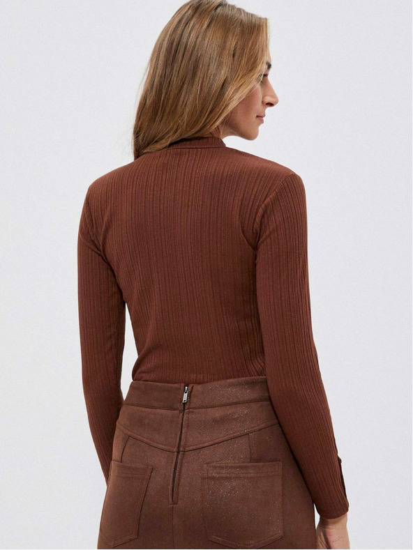 Moodo Smeđa ženska majica Moodo