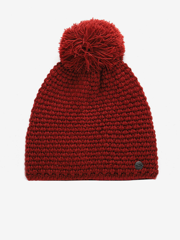 ALPINE PRO Crvena ženska zimska kapa sa dodatkom vune ALPINE PRO GRANE