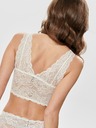 ONLY SAMO ženski čipkasti grudnjak krem ​​boje