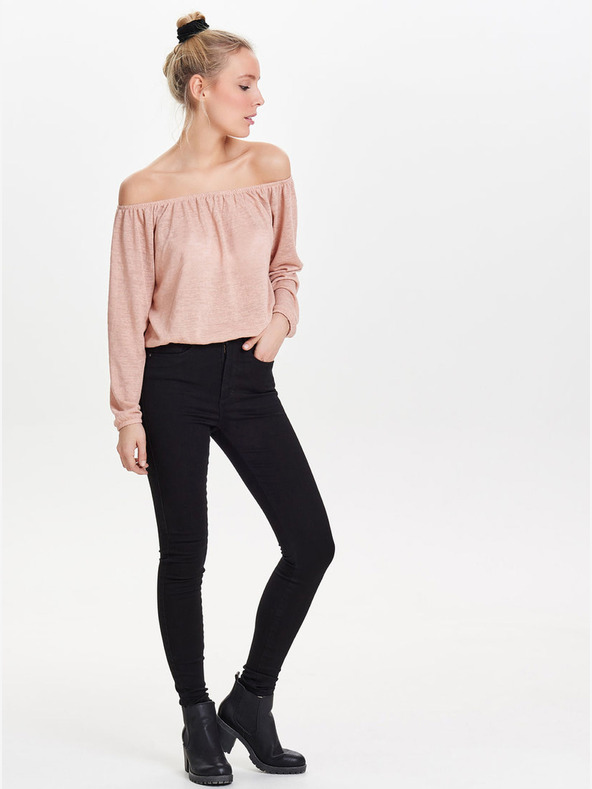 ONLY Crne ženske skinny fit traperice ONLY Royal