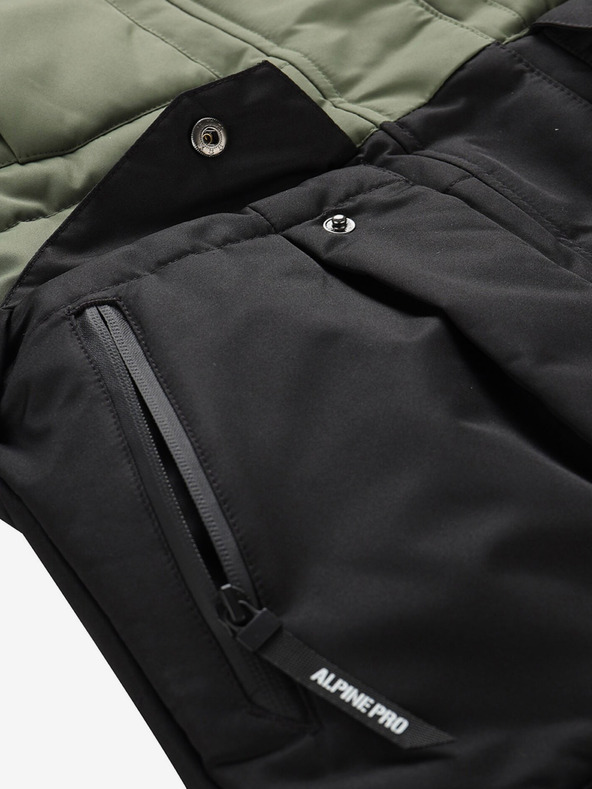 ALPINE PRO Crno-zelena ženska zimska jakna ALPINE FOR EGYPA