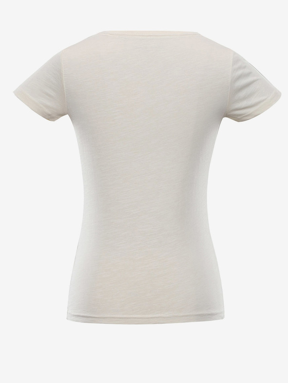 ALPINE PRO Ženska pamučna majica ALPINE PRO CASTA bež