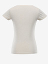 ALPINE PRO Ženska pamučna majica ALPINE PRO CASTA bež