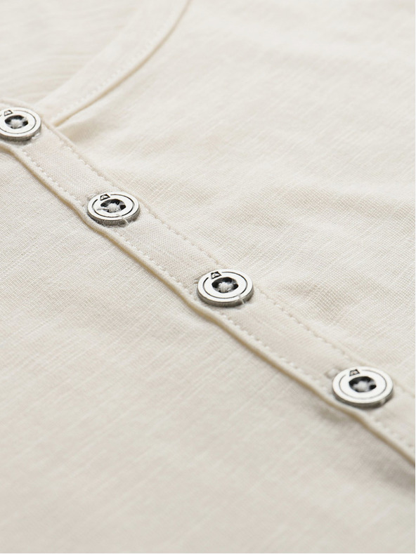 ALPINE PRO Ženska pamučna majica ALPINE PRO CASTA bež