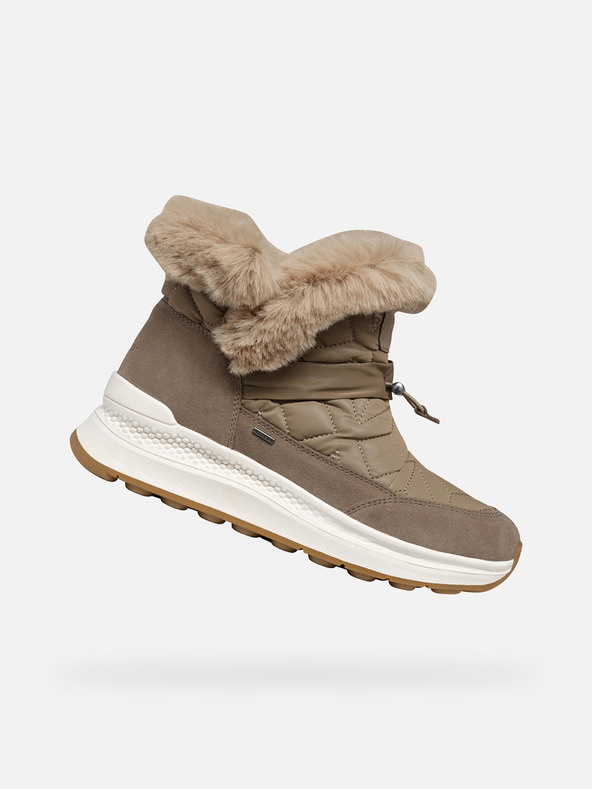 Geox Ženske gležnjače Geox Spherica Actif X2 bež boje