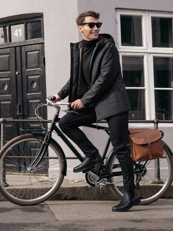 Geox Geox Spherica EC1 crne muške gležnjače