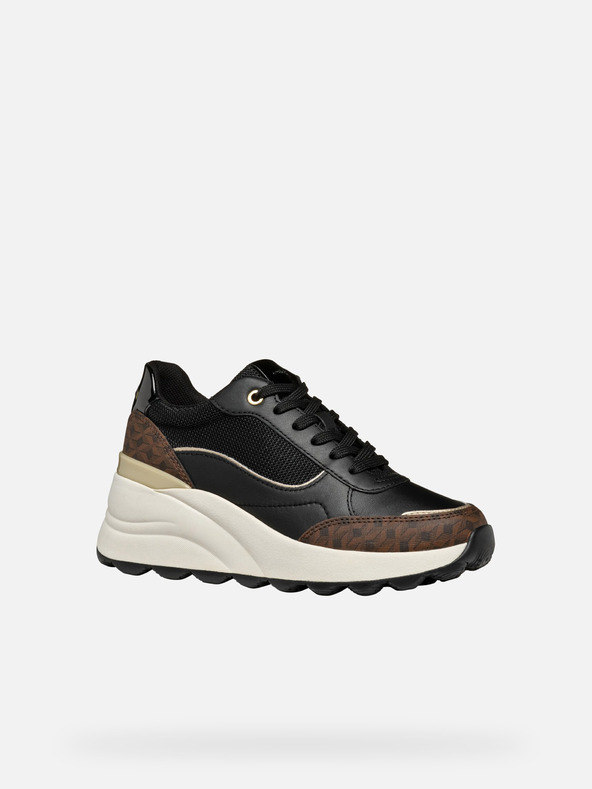 Geox Crne ženske tenisice Geox Spherica EC14