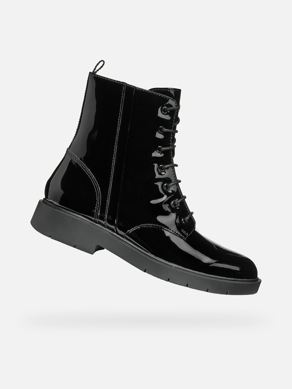 Geox Crne ženske gležnjače Geox Spherica Ec1