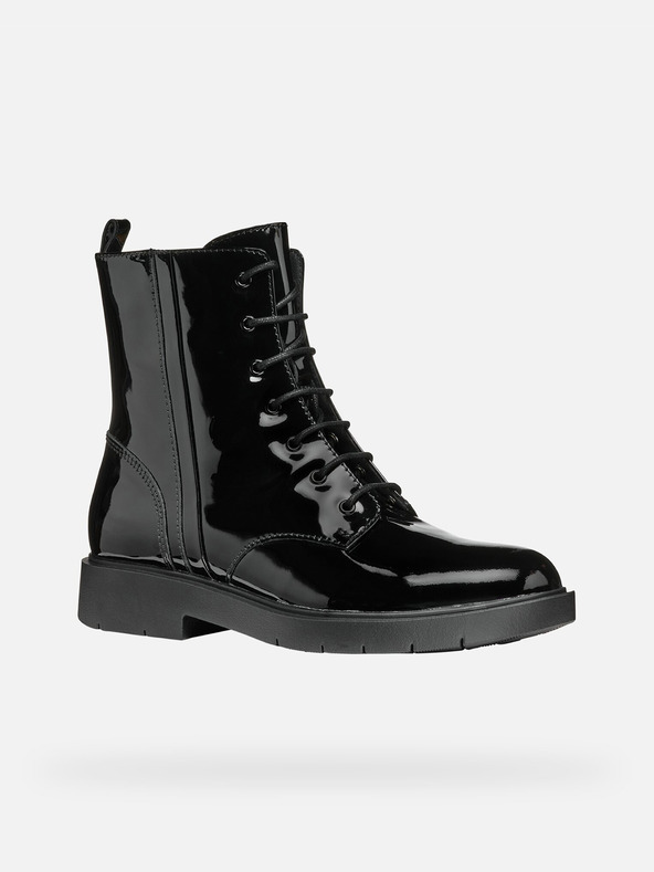 Geox Crne ženske gležnjače Geox Spherica Ec1