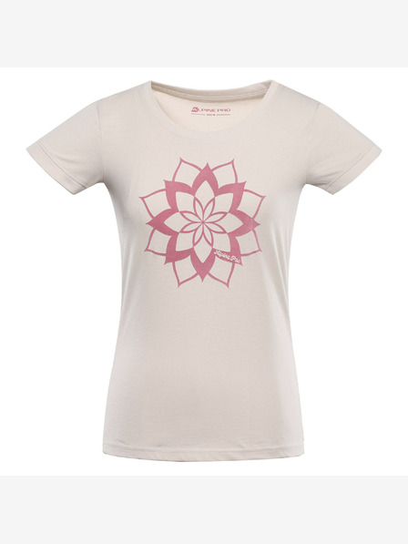 ALPINE PRO Ženska majica kratkih rukava od organskog pamuka ALPINE PRO TERMESA 2 moonbeam varijanta pa