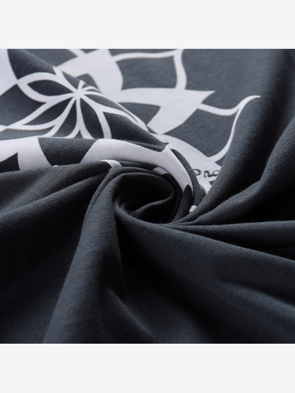 ALPINE PRO Ženska majica kratkih rukava od organskog pamuka ALPINE PRO TERMESA 2 tamna škriljasta verzija pa