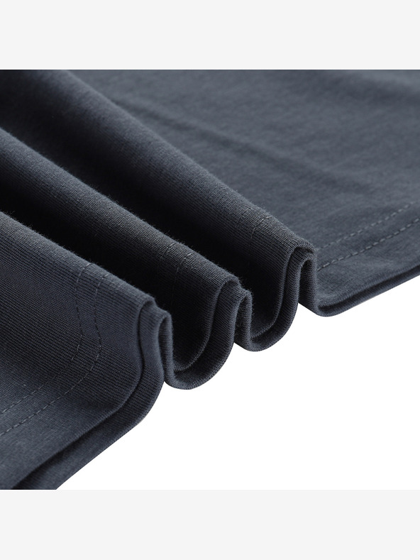 ALPINE PRO Ženska majica kratkih rukava od organskog pamuka ALPINE PRO TERMESA 2 tamna škriljasta verzija pa