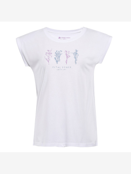 ALPINE PRO Ženska majica ALPINE PRO OMBA 2 bijela verzija pa