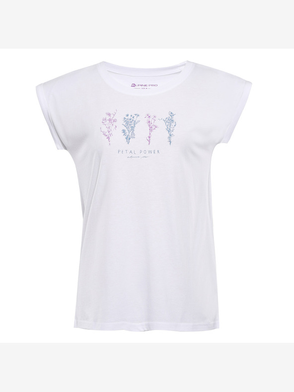 ALPINE PRO Ženska majica ALPINE PRO OMBA 2 bijela verzija pa