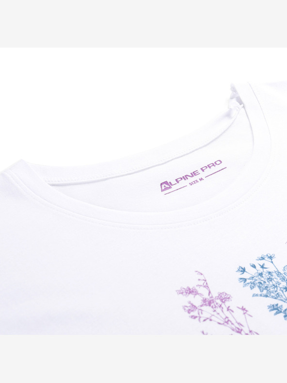 ALPINE PRO Ženska majica ALPINE PRO OMBA 2 bijela verzija pa