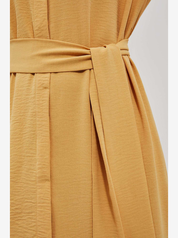 Moodo Moodo žuta duga haljina