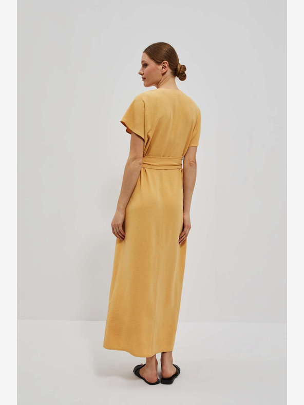 Moodo Moodo žuta duga haljina