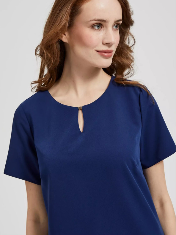 Moodo Moodo tamnoplava haljina do koljena