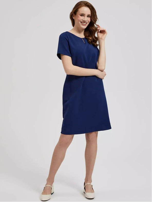 Moodo Moodo tamnoplava haljina do koljena