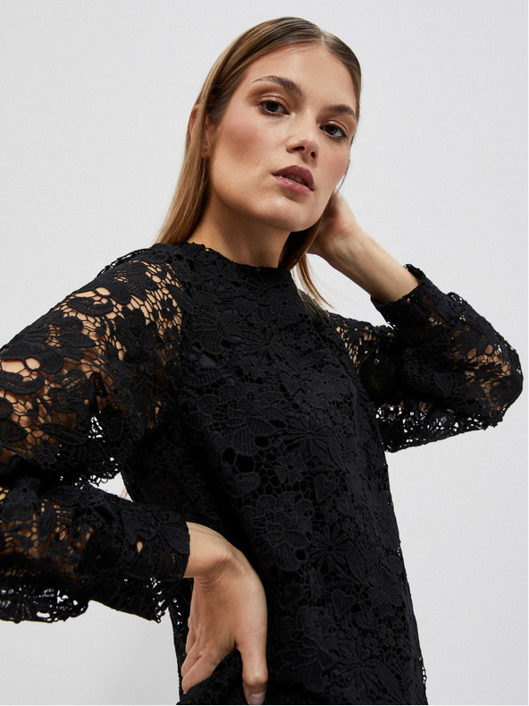 Moodo Crna ženska haljina Moodo