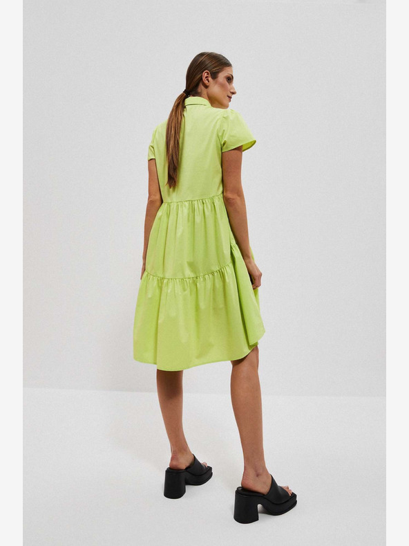 Moodo Moodo svjetlo zelena košulja haljina