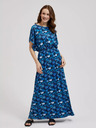 Moodo Plava maxi haljina s tropskim uzorkom marke Moodo