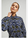 Moodo Zeleno-plava ženska cvjetna košulja haljina marke Moodo