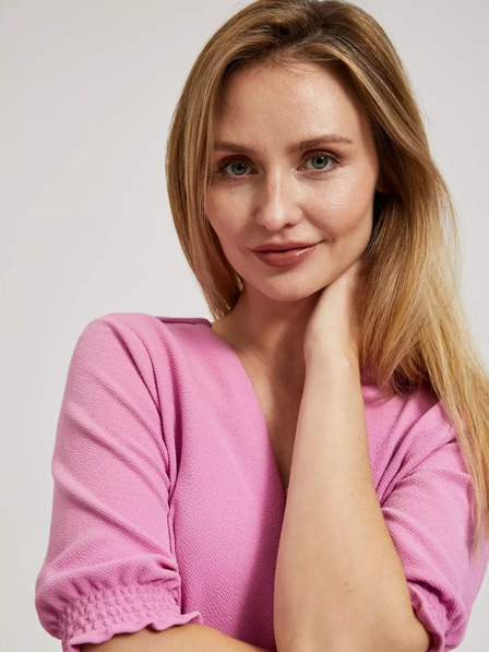 Moodo Moodo roza ravna haljina