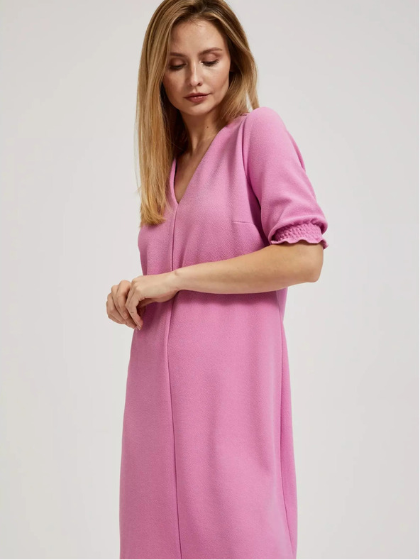 Moodo Moodo roza ravna haljina